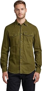 G-Star Men's Marine Slim Long Sleeve Shirt