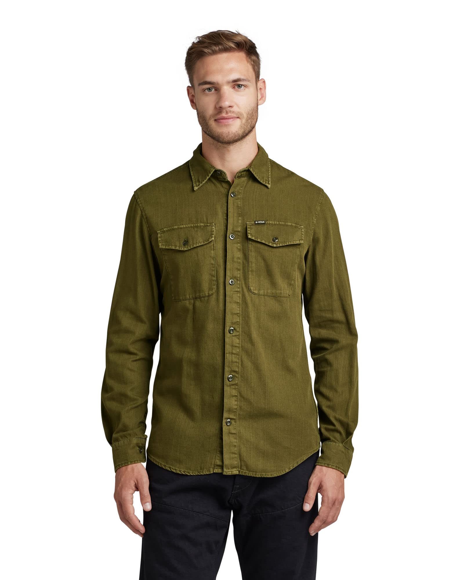 G-Star Men's Marine Slim Long Sleeve Shirt