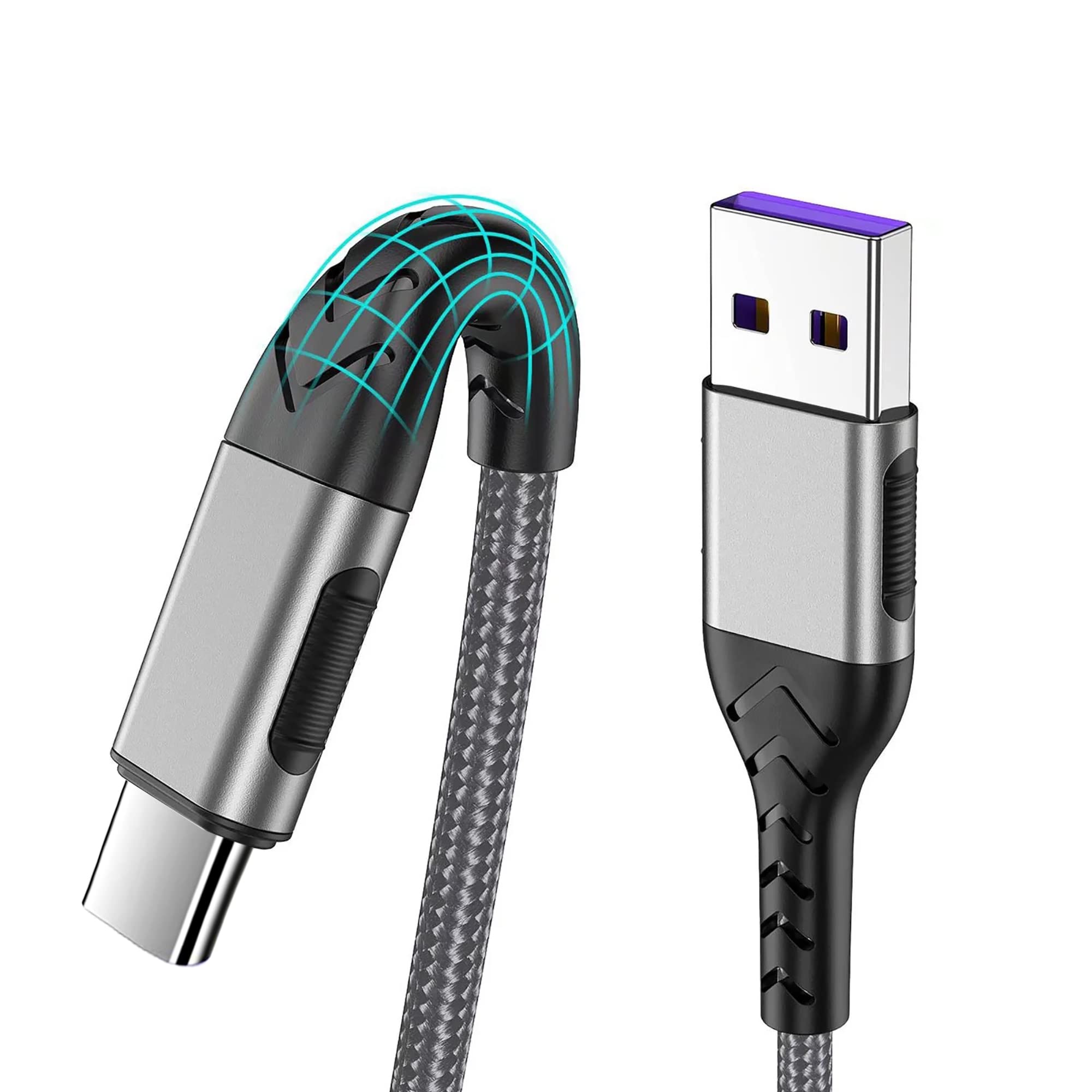 Durcord USB C Cable, Upgraded 2Pack 10ft Fast USB Type C Charging Cable for Andr