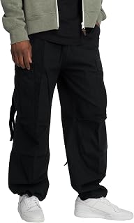 Brandit Pants M65 Vintage Men Cargo Pants Black Vintage Wide