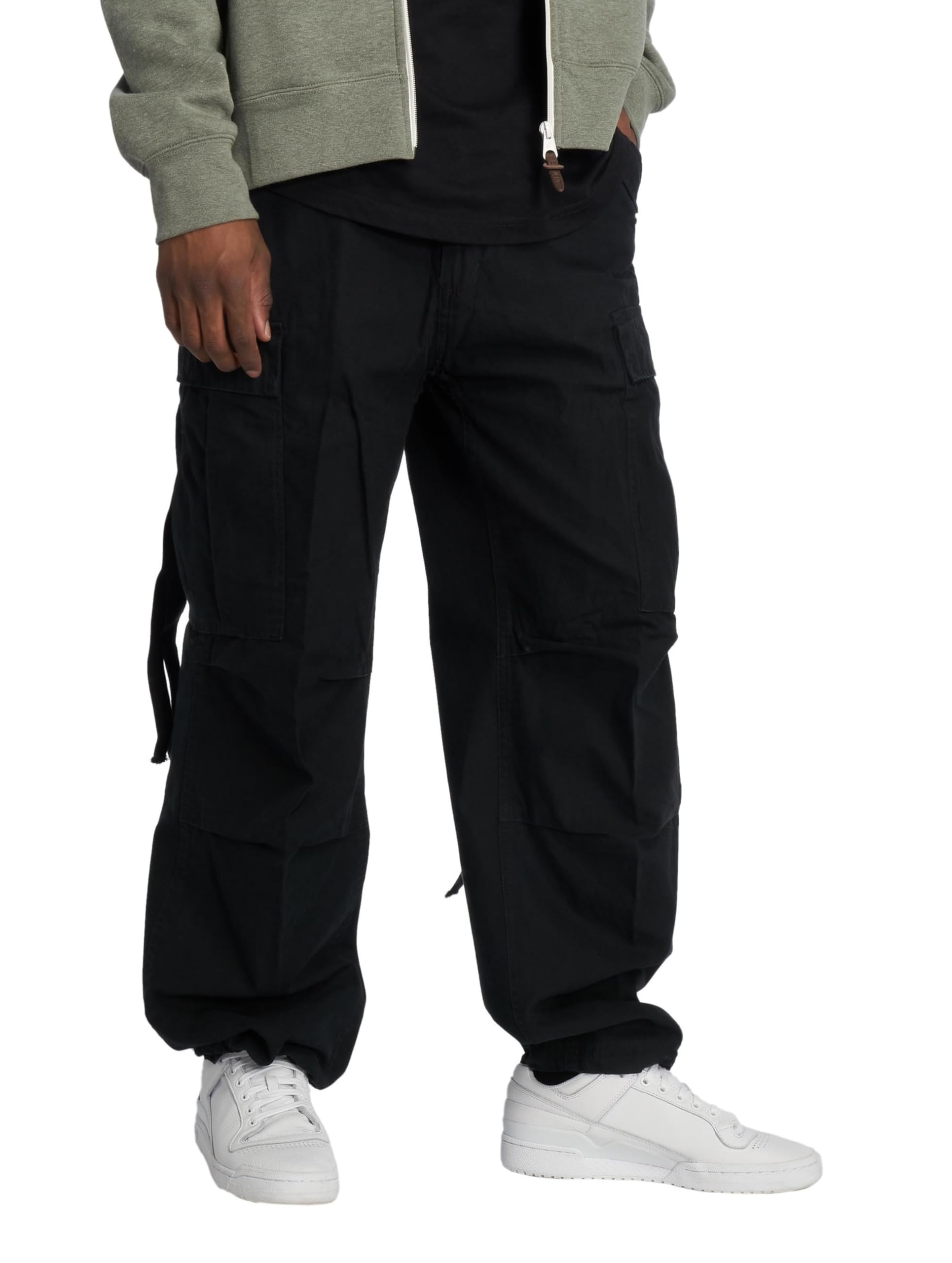 Brandit Pants M65 Vintage Men Cargo Pants Black Vintage Wide