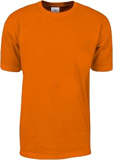 Shaka Wear Men's T Shirt – Max Heavyweight Cotton Short Sleeve Crew Neck Plain Tee Top Tshirts Regular Big Tall Size S-7XL