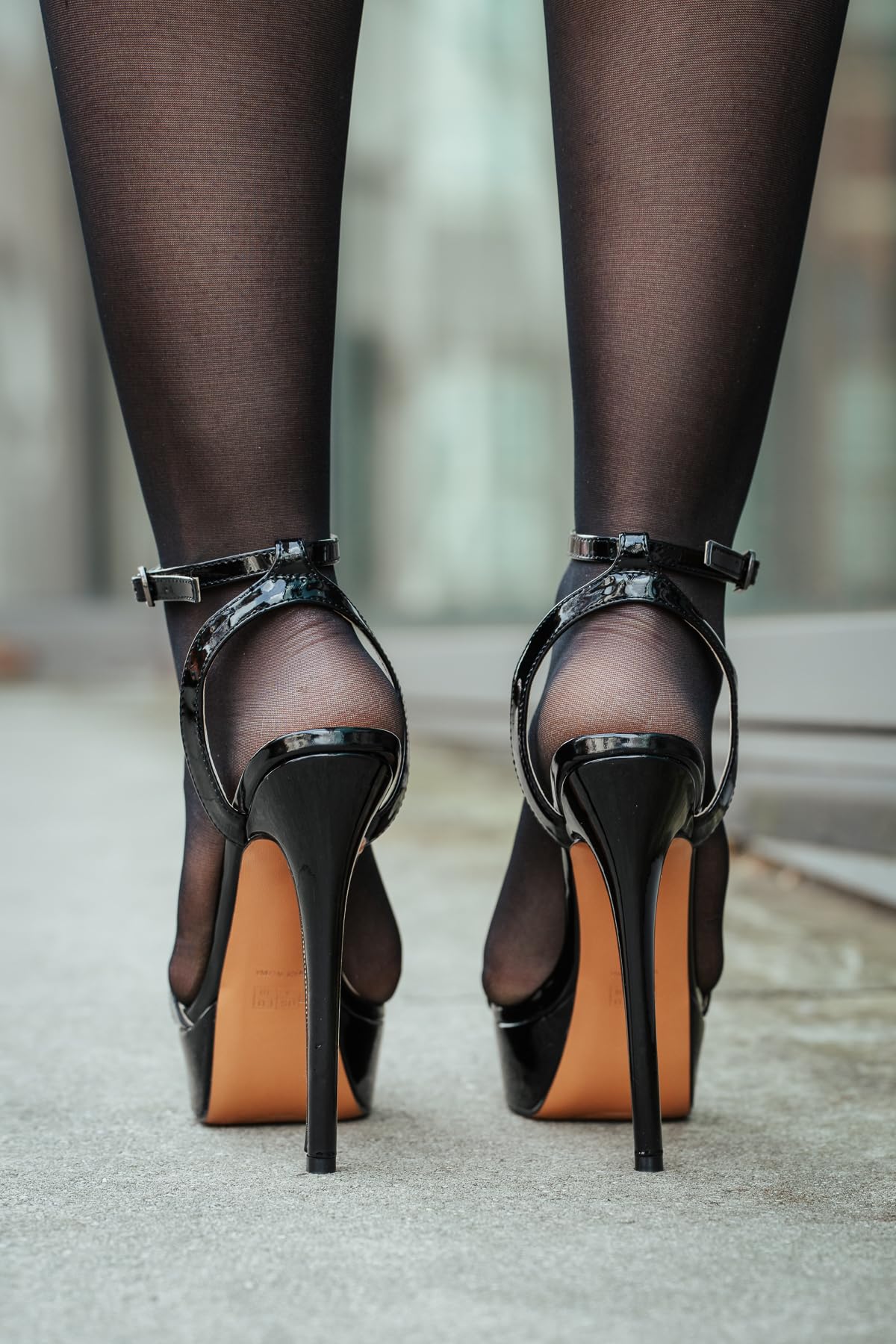 Platform Stiletto High Heels for Women, Round Open Toe Ankle Strap Sexy Heeled S