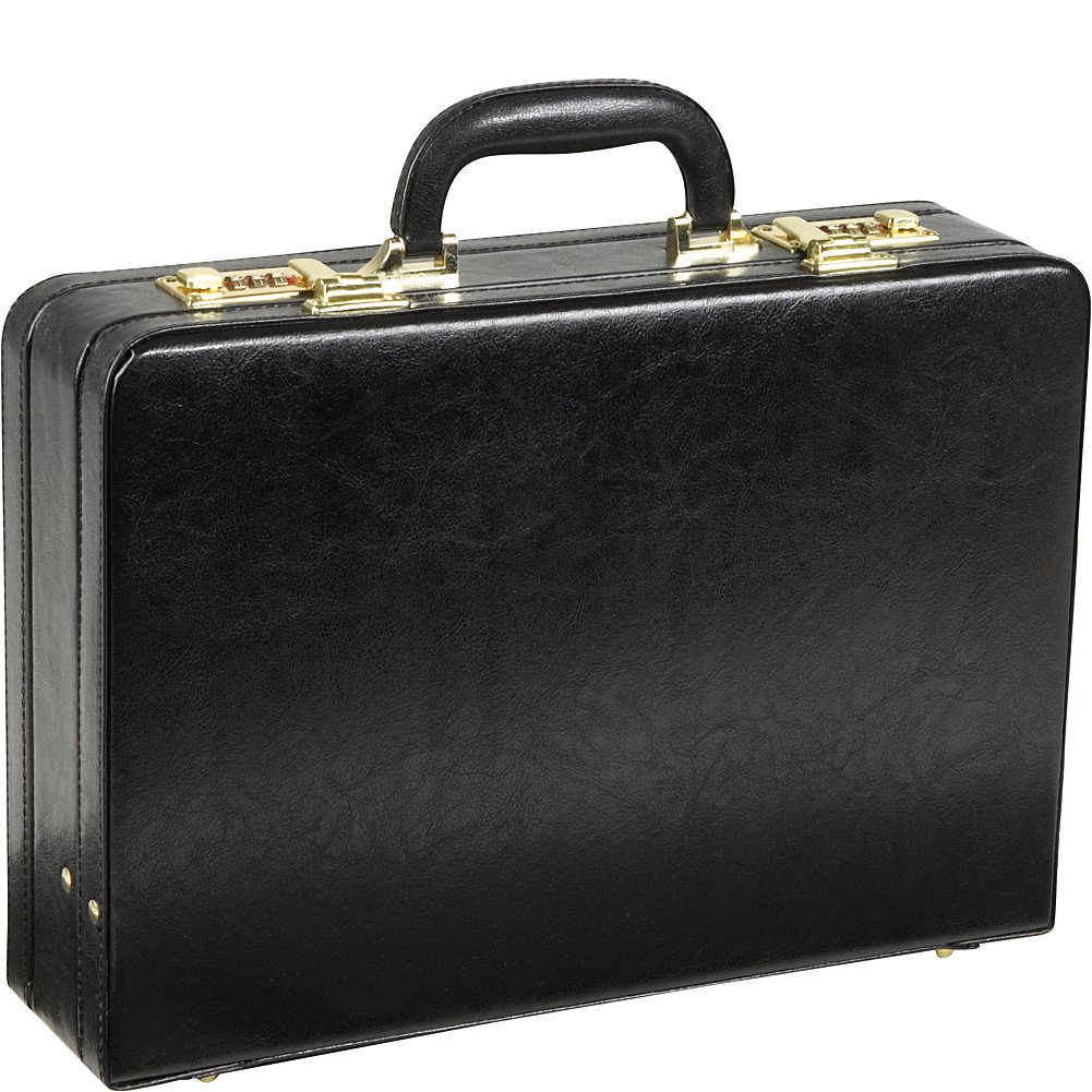 Amerileather Expandable Executive Faux Leather Attache Case (#2893-89)
