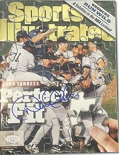 Derek Jeter Signed Autographed Magazine Sport Illustrated Yankees JSA YY54316
