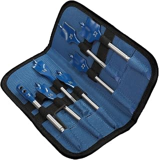 Bosch 7x Expert Self Cut Speed Spade Drill Bit Set (for Softwood, Particleboard, Ø 16,0, 18,0, 20,0, 22,0, 25,0, 32,0 mm, Professional Accessory Drill Driver, Hex Shank