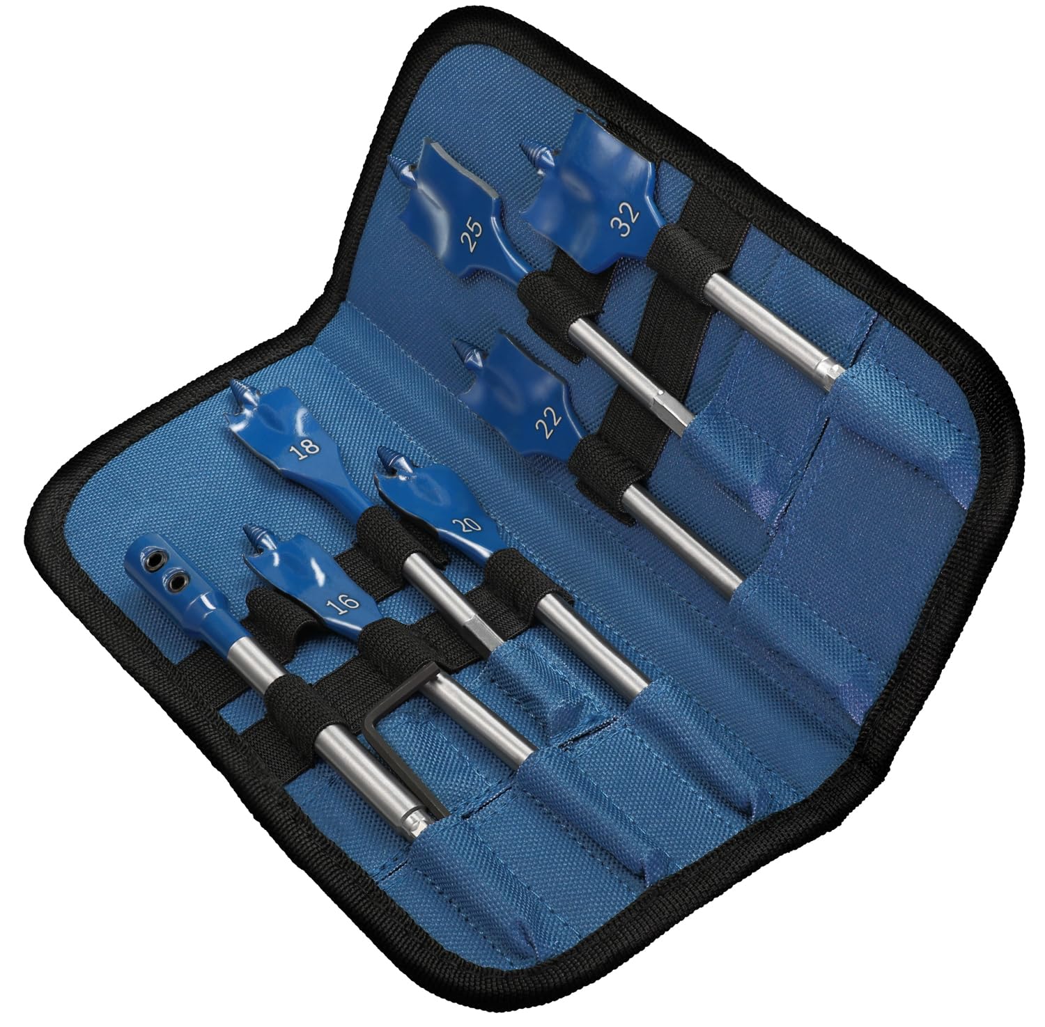 Bosch 7x Expert Self Cut Speed Spade Drill Bit Set (for Softwood, Particleboard,