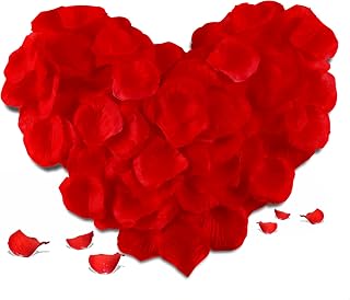 3000 PCS Red Rose Petals for Valentine's Day,Romantic Night,Wedding,Proposal Anniversary Flower Decorations