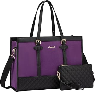LOVEVOOK Laptop Bag for Women, 15.6 Inch Computer Tote Bags Purse for Work