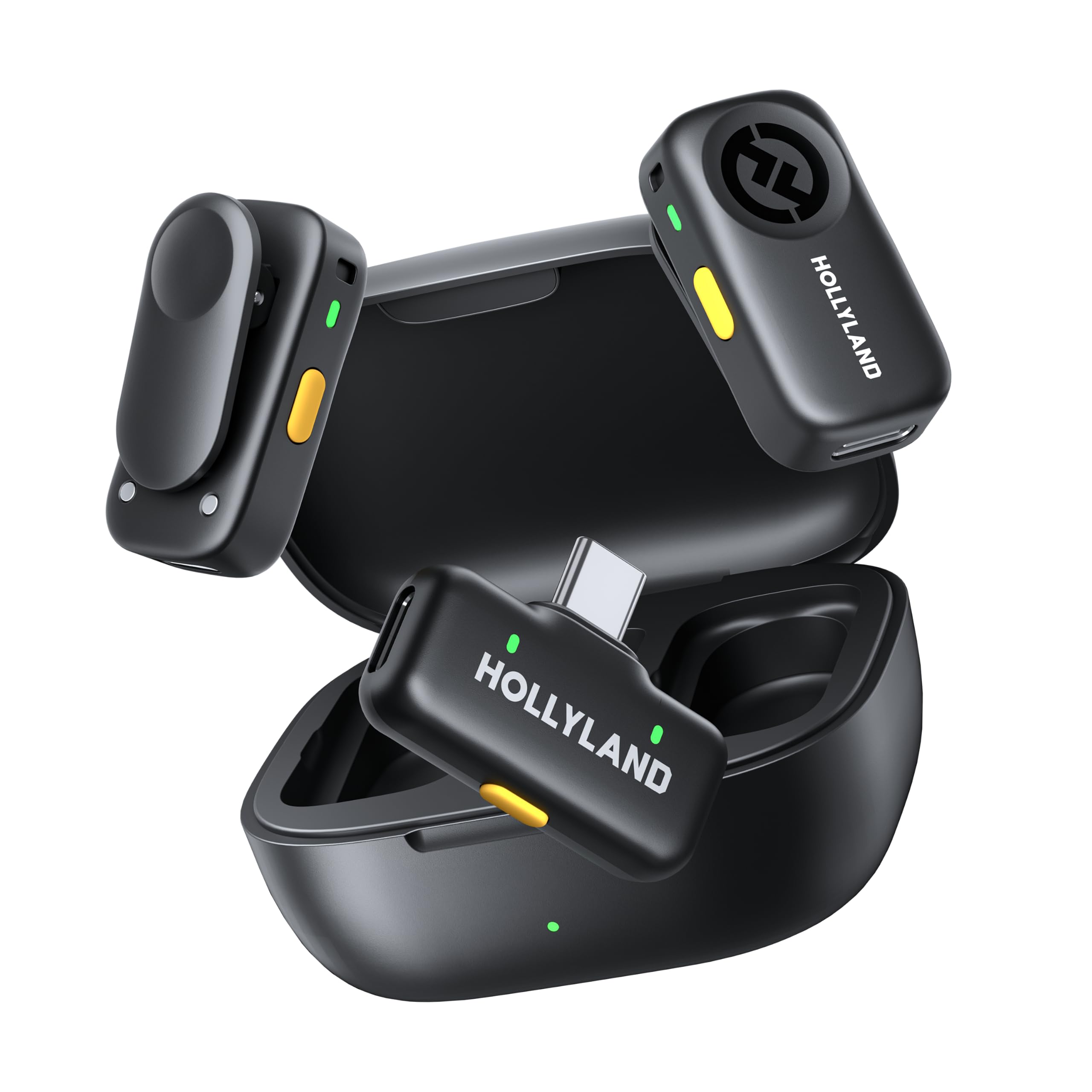 Hollyland Lark A2 Duo Wireless Lavalier Microphone for iPhone/iPad/Android | Det