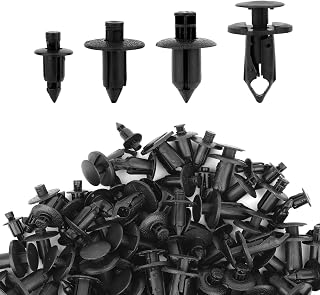 120 Pcs Plastic Rivets Push Pins Plastic Push Pins Automotive Bumper Retainer Screws Retaining Screws for Polaris Kawasaki Suzuki Yamaha UTV ATV Motorcycle Car Clips Replacement 7661855