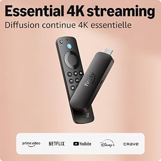 Amazon Fire TV Stick 4K Select, start streaming in 4K, hundreds of thousands of movies and shows, and free & live TV, find shows faster with Alexa+