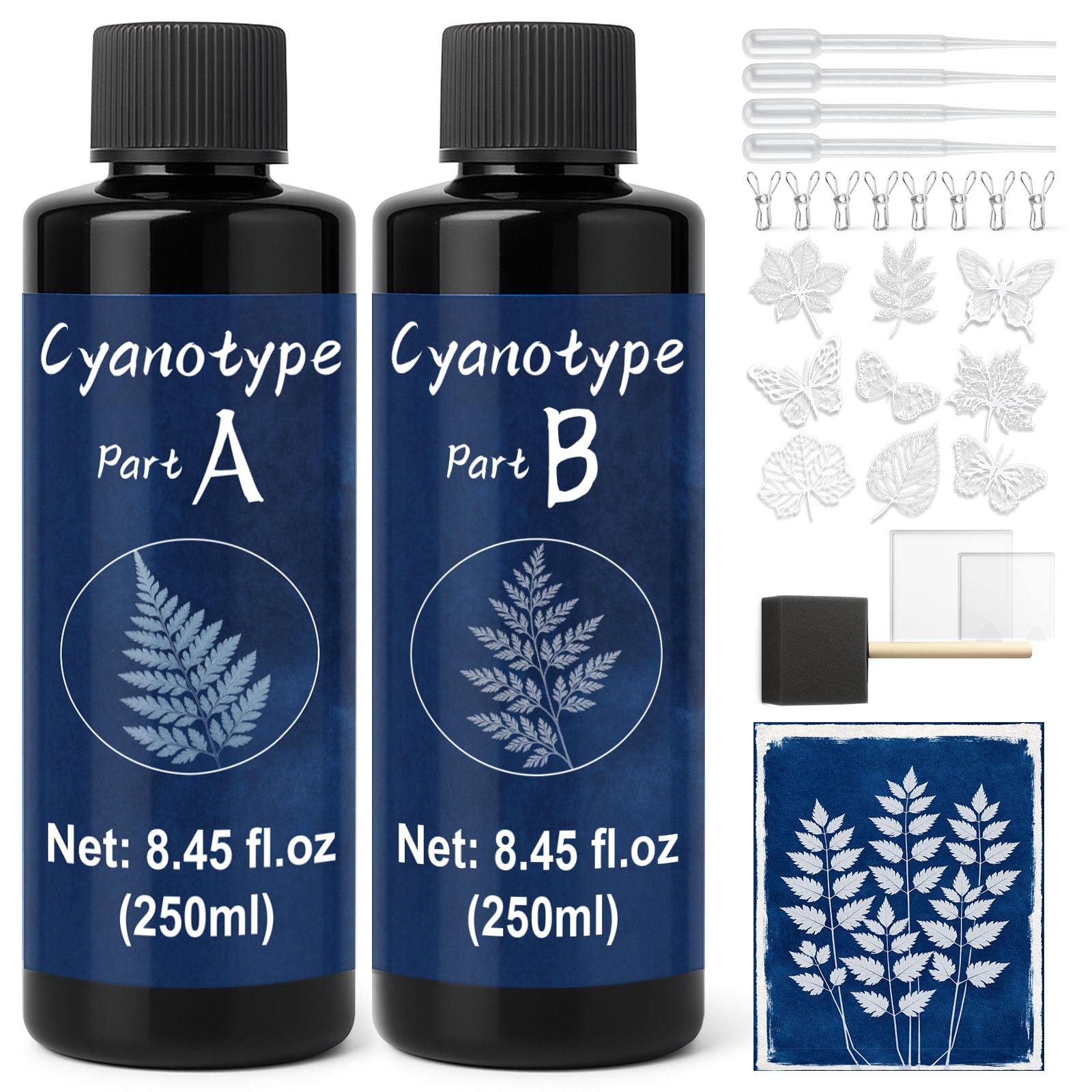 16.9oz Cyanotype Solution Kit, Premixed & No Water Needed