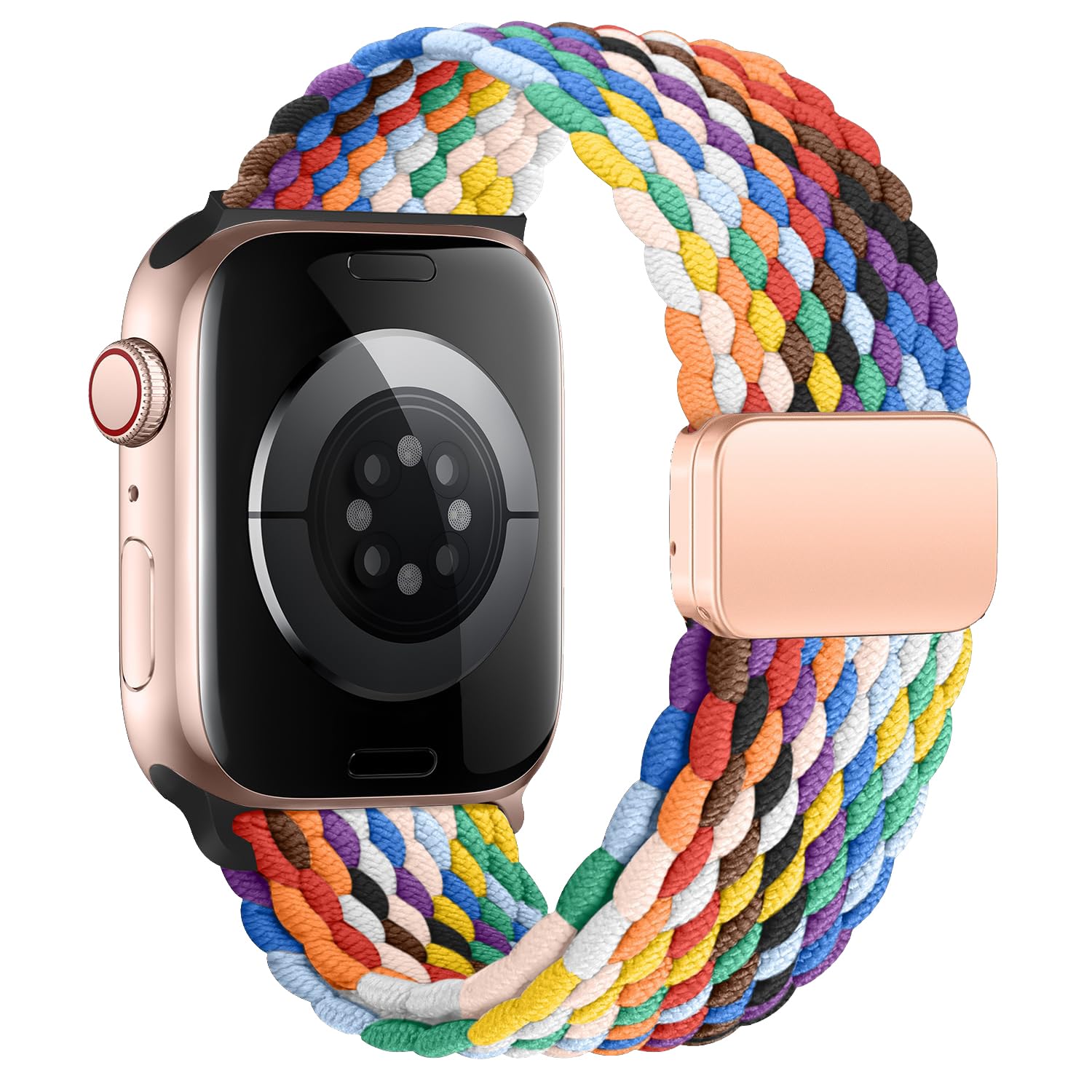 Magnetic Braided Bands for Apple Watch Women Men 40mm 44mm 38mm 42mm 46mm 41mm 4