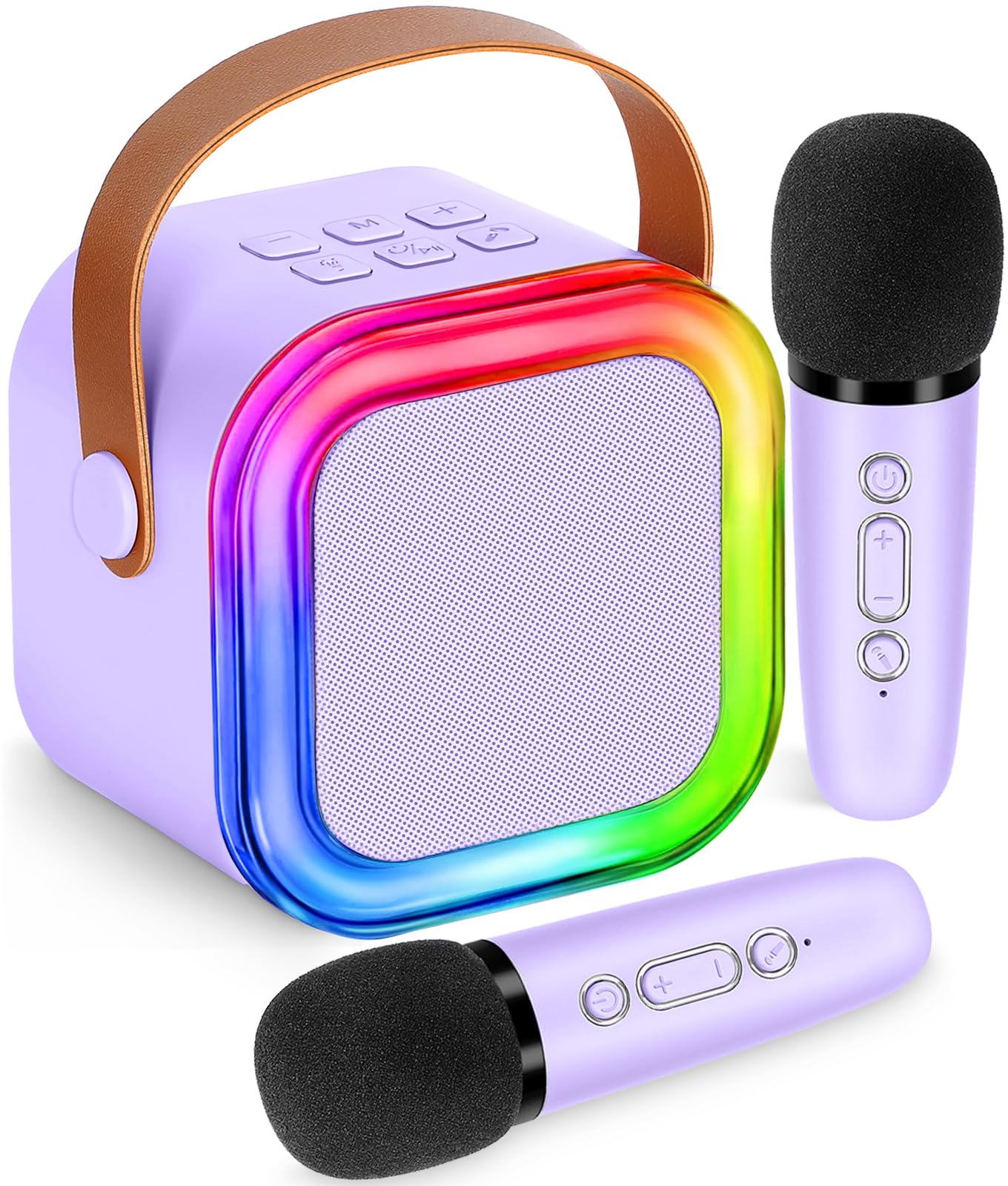 Mini Karaoke Machine for Kids,Girl Toys,Karaoke Microphone Wireless for Kids,Gif