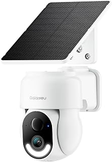 GALAYOU Solar Camera Outdoor Wireless for Home Security 2.4GWiFi, R6 1Pack | 2K Cameras for Home Security/Garage/Farm/Outside Surveillance, Detachable Solar Panel, Color Night Vision, SD/Paid Cloud