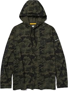 CAT Men's Men's Upf Hooded Banner Long Sleeve T-shirt