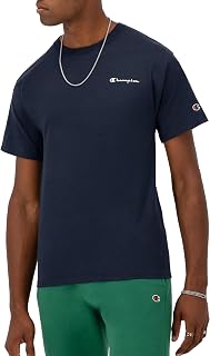 Champion Men's T-Shirt, 100% Cotton Tee, Crewneck Tee, Short-Sleeve Shirts for Men, Men's Tee, C Logo (Big & Tall) T-Shirt (Pack of 1)