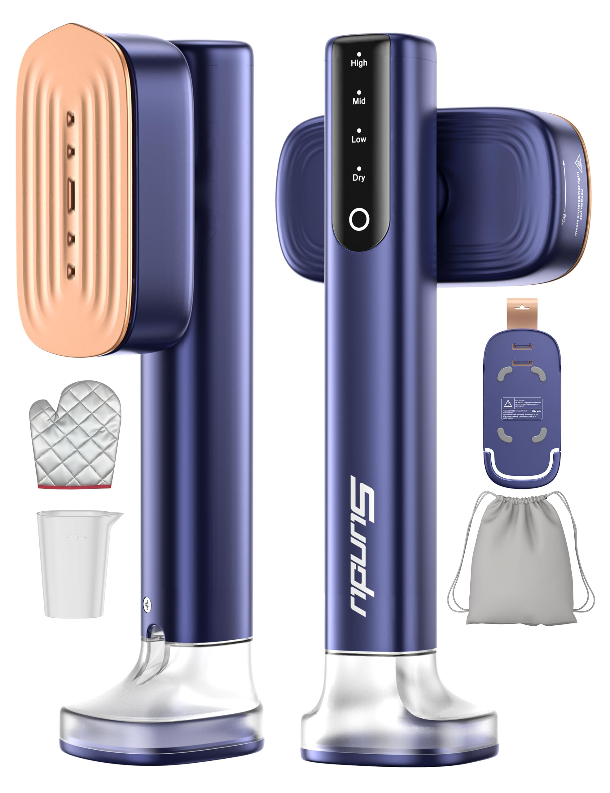 Sundu Steamer, 15s Heat-up, 180ml, Gloves, 35min for Travel/Home | Portable hand