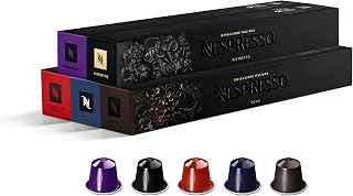Nespresso Original Italian Bestsellers Variety Pack Coffee Pods, 50 Pods