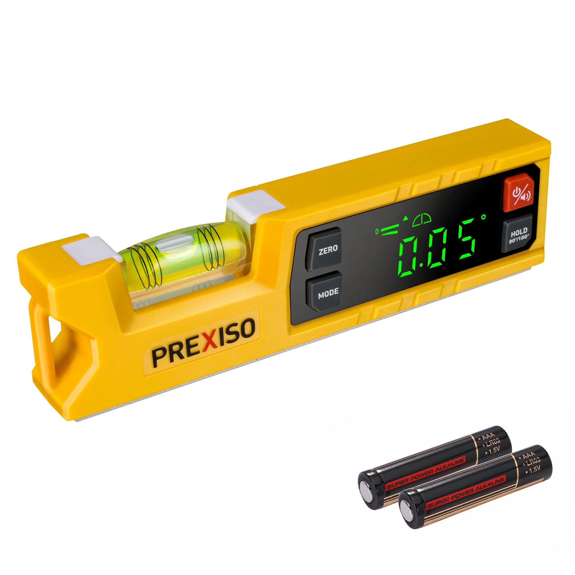 PREXISO Digital Level & Digital Protractor, 7" Angle Finder 0-90° & 0-180° | Ele