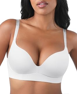 FeelinGirl Soutien-gorge push-up confortable sans armatures Soutien-gorge push-up Soutien-gorge sans couture Soutien-gorge sans couture