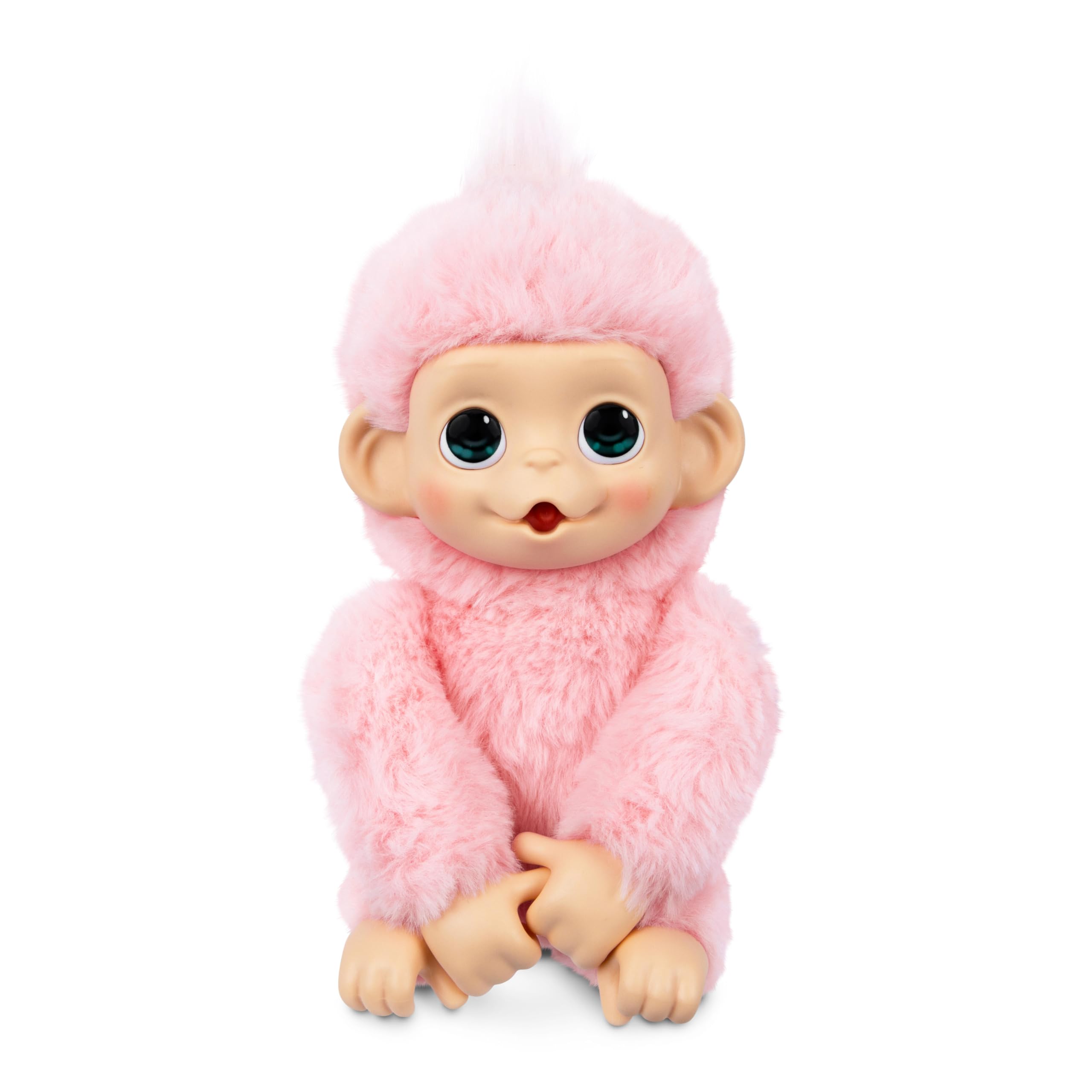 Little Live Pets Baby Monkey Minis – Luna Lemon. Interactive Pet Toy. 20+ Sounds