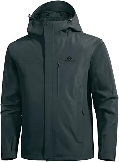 Pioneer Camp 2L Waterproof Hiking Jacket,10000mm Ripstop Rain Jacket
