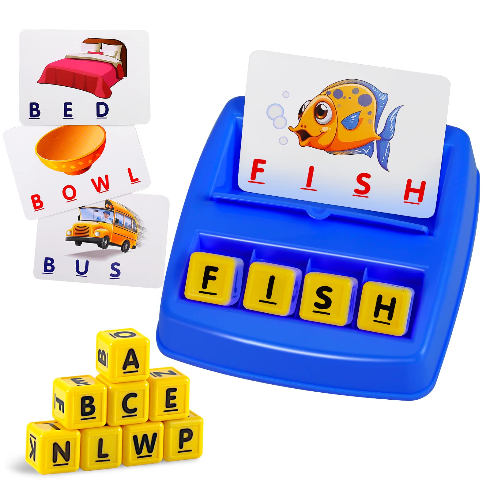 Matching Letter Game, Spelling Word and Increases Memory, Early Learning Educati