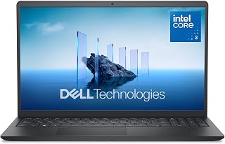 Dell 15.6 Laptop, FHD, Intel Core 3 100U, 8GB RAM, Windows 11 Home | 120Hz IPS Display, Intel UHD Graphics, DDR4, 512GB SSD, Wi-Fi 6, DC15250