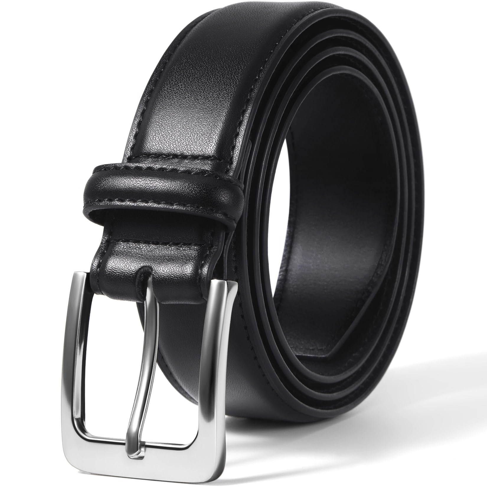 VATAN Men's Genuine Leather Dress Belts, Handmade Classic Every Day Belt | 1 3/8