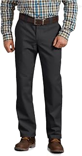Dickies Men's Active Waist Twill Work Trousers, Regular Fit