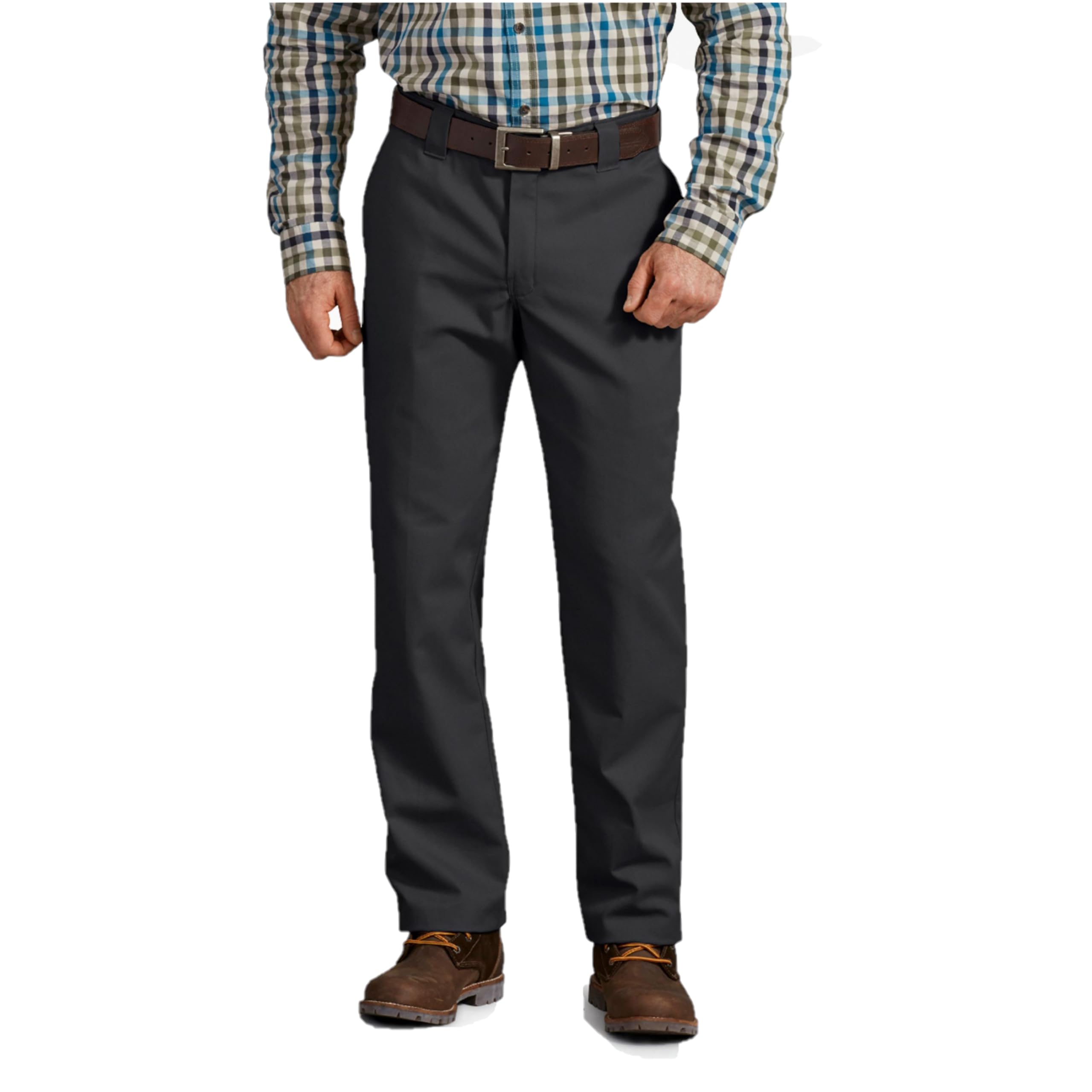 Dickies Men's Active Waist Twill Work Trousers, Regular Fit