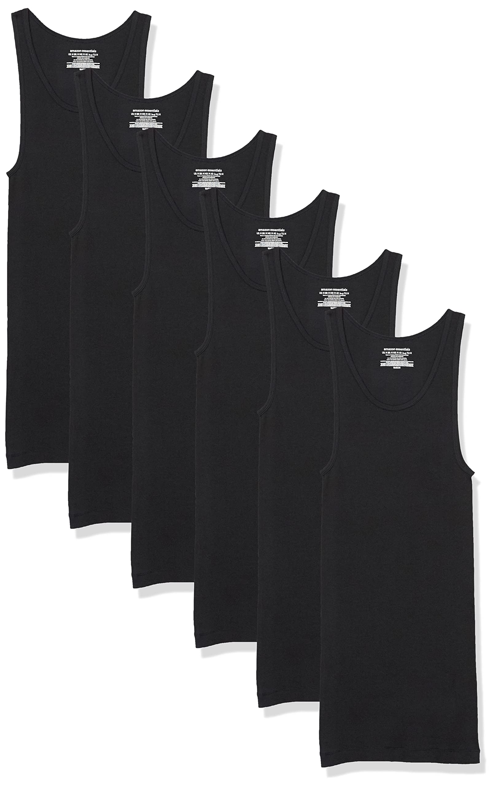 Amazon Essentials Men's Lightweight Underwear Tank Tops