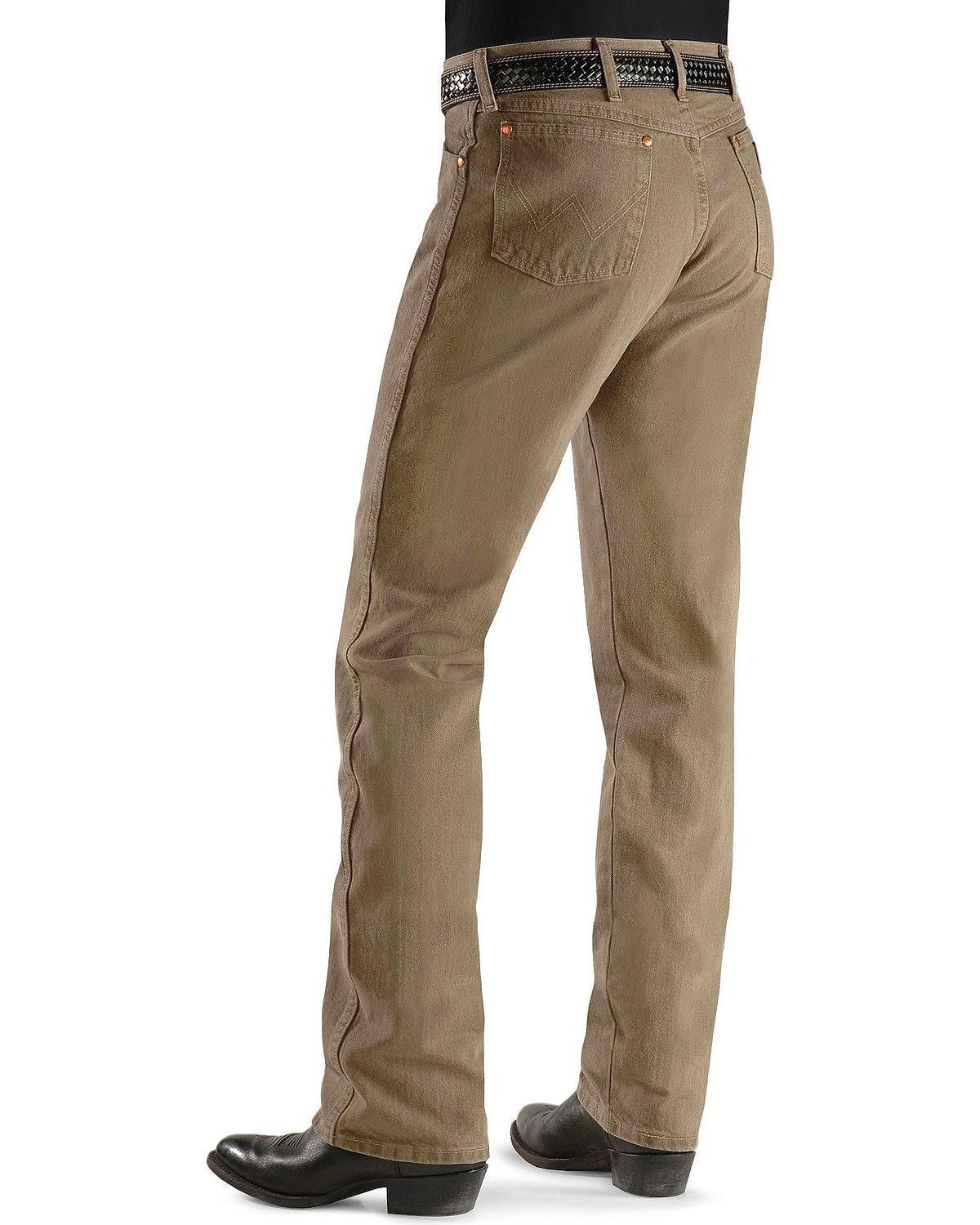 Wrangler Men's Jeans 13Mwz Original Fit Prewashed Colors Trail Dust 42W X 30L