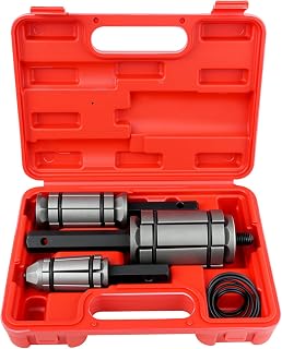 GCKAE 3pcs Exhaust Pipe Expander Set, 1-1/8 inches to 3-1/2 inches, Carbon Steel, Tailpipe Expander Set, Compatible with Most Cars and Trucks（High-Spec Carbon Steel Version）