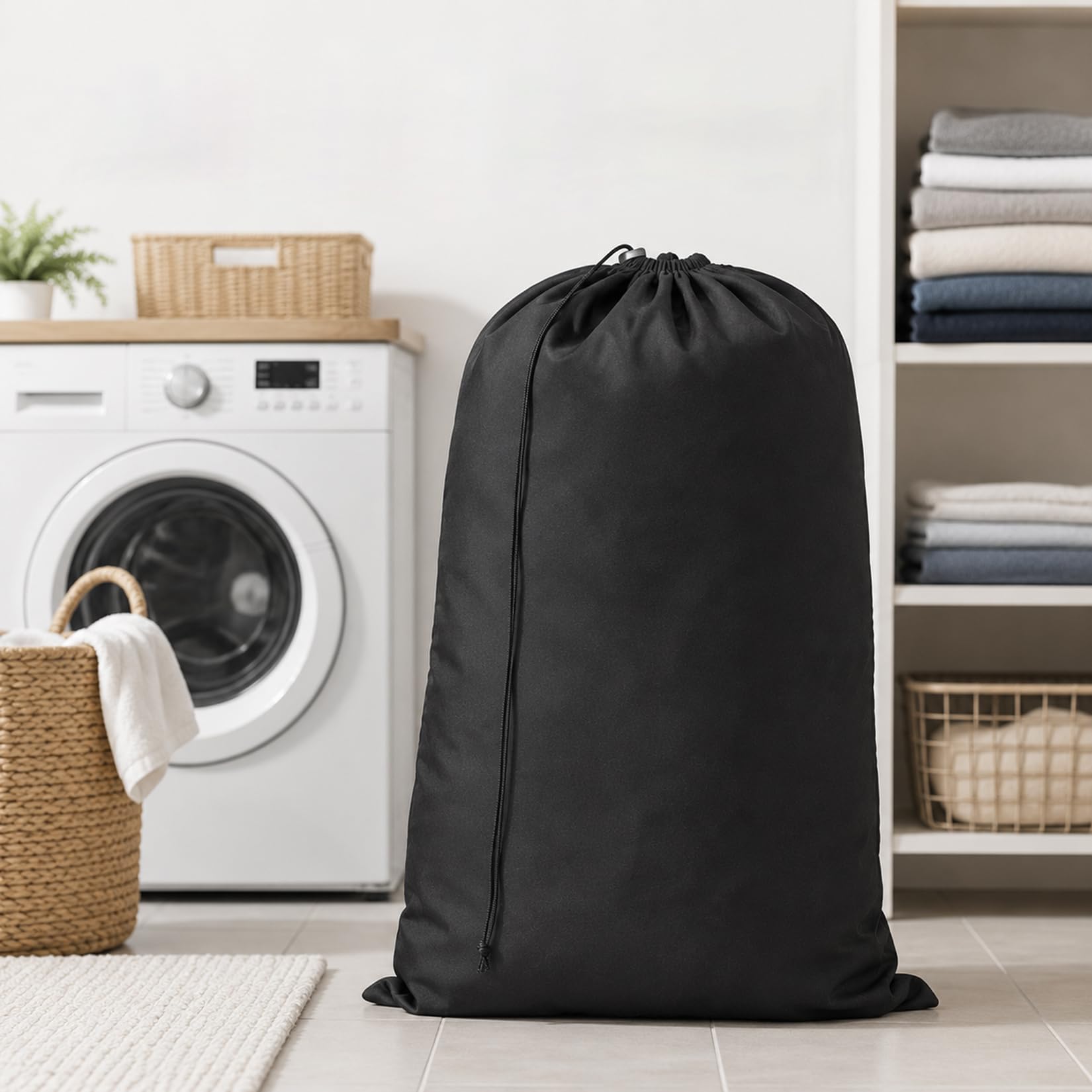 Extra Large Laundry Bag 36" x 28", Heavy Duty Travel Laundry Bag for Dirty Cloth
