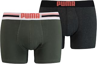 Puma Men's Boxer Shorts Bodywear Placed Logo Pack of 2