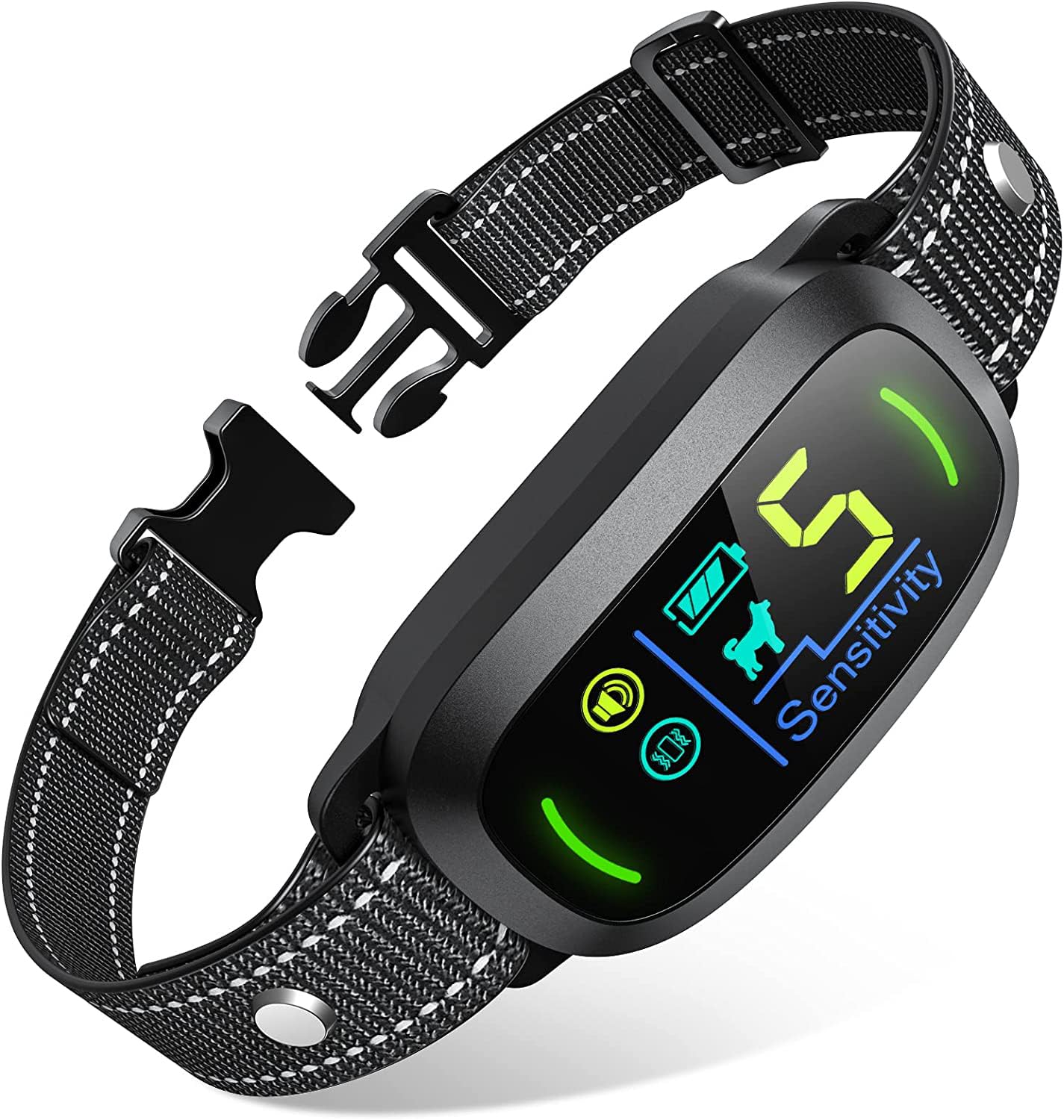 FAFAFROG Dog Bark Collar, Rechargeable Smart Collar, Anti Barking Training Colla