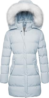WenVen Women's Winter Thickened Long Puffer Coat Warm Parka Jacket