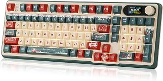 RK ROYAL KLUDGE S98 Wireless Mechanical Keyboard w/Smart Display & Knob