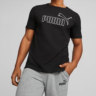 PUMA Ess Small Logo Tee T-Shirt Unisex - Adult (Pack of 1)