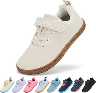 SAGUARO Barefoot Shoes Kids Minimalist Shoes with Zero Drop Sole and Wide Toe Box, 25-36 EU