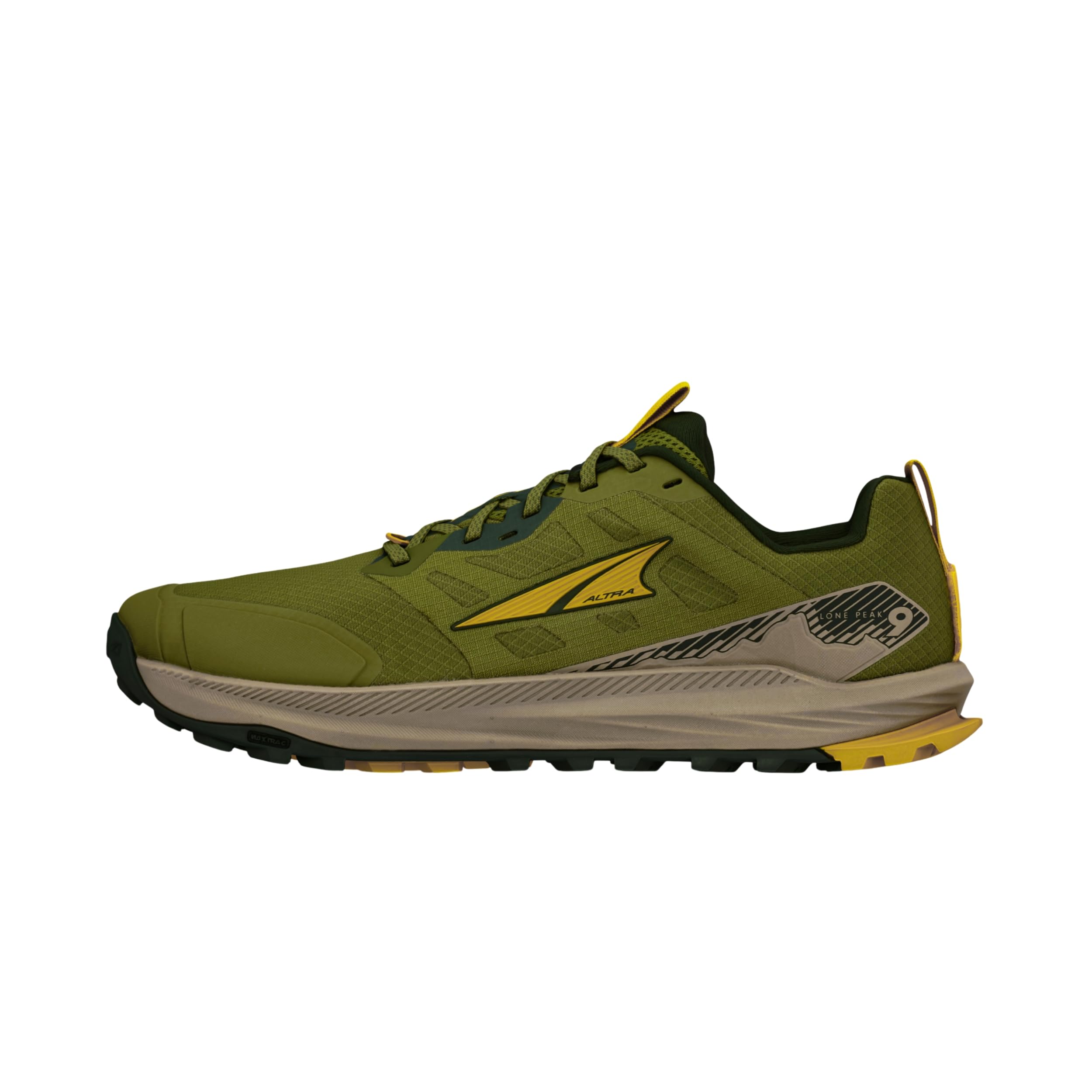 ALTRA Lone Peak 9+ Men's Trail Running Shoes, Chocolate Torte/Silver