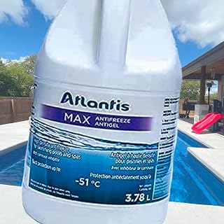 1x Superior Swimming Pool and SPA Antifreeze l HIGH DESITY l Non Toxic l Made for Canadian Winters -51 l with a Corrosion Inhibitor l 3.78 Liter Bottles