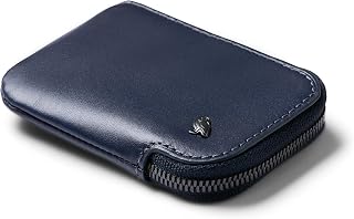 Bellroy Card Pocket (Small Leather Zipper Card Holder Wallet, Holds 4-15 Cards, Coin Pouch, Folded Note Storage)