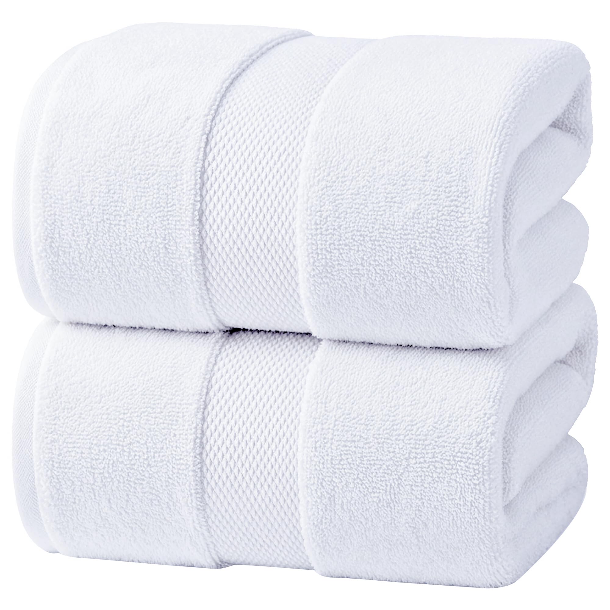 Infinitee Xclusives Set of 2 Extra Large Bath Towels (90 x 180 cm) 100% Cotton, 