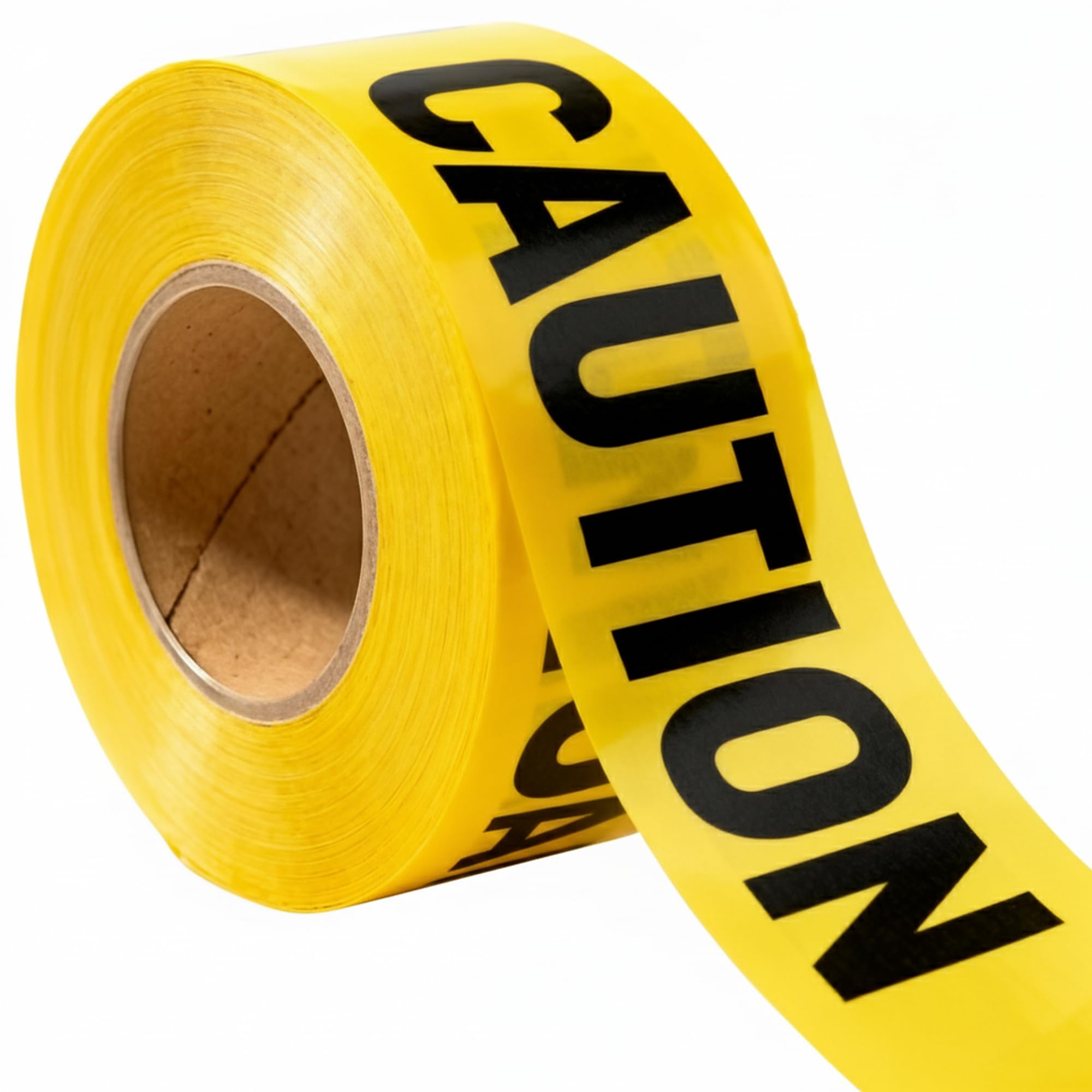 Halloween Decoration Caution Tape, 3 in x 1000 ft, Yellow Barricade Tape | Hallo