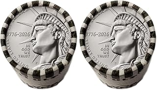 2026 P, D Two Roll Set of Enduring Liberty Half Dollar - Two 20-Coin Rolls Uncirculated Uncirculated
