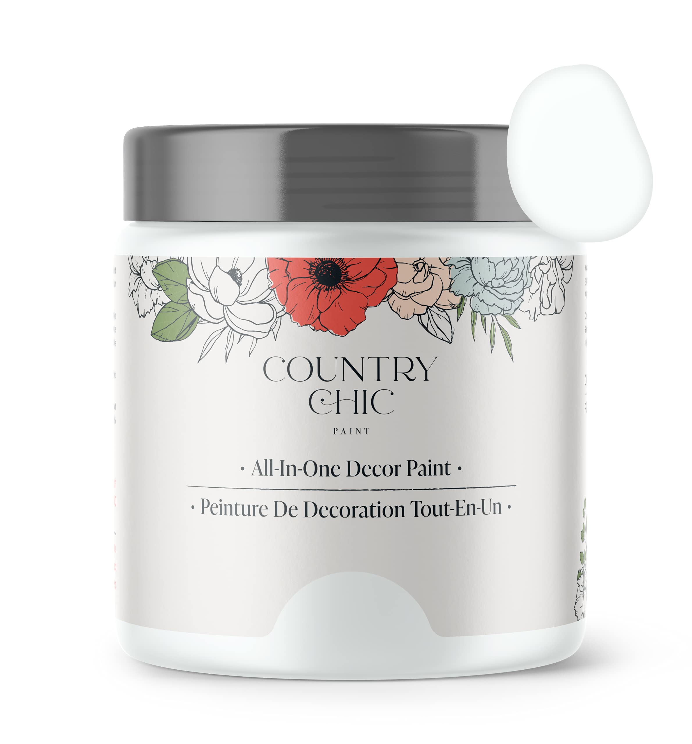 Country Chic All-in-One Chalk Paint for Furniture, Cabinets, Home Decor, Eco-Fri